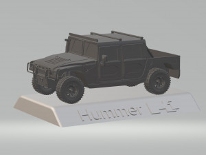 hummer h1 3d car high quality custom 3d printing stl file 3D 프린트 모델