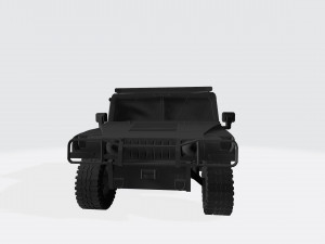 hummer h1 3d car high quality custom 3d printing stl file Modelo de Impressão 3D