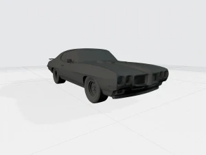 3d printing model of pontiac gto 1970 car stl file 3D Print Model