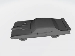 3d printing model of pontiac gto 1970 car stl file 3D Print Model