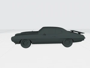 3d printing model of pontiac gto 1970 car stl file 3D Print Model