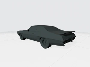 3d printing model of pontiac gto 1970 car stl file 3D Print Model