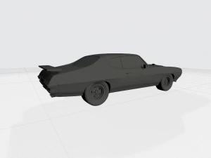 3d printing model of pontiac gto 1970 car stl file 3D Print Model