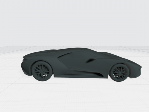 3d model car stl file with personalized display stand ready for 3d printing 3D 프린트 모델