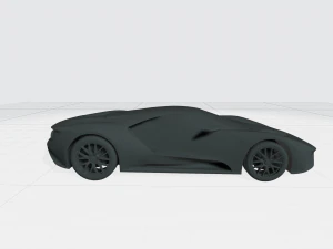 3d model car stl file with personalized display stand ready for 3d printing 3D Print Model