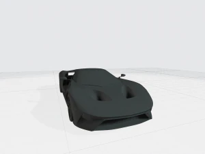 3d model car stl file with personalized display stand ready for 3d printing 3D Print Model