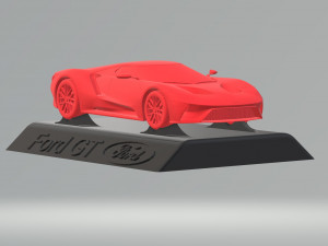 3d model car stl file with personalized display stand ready for 3d printing 3D 프린트 모델