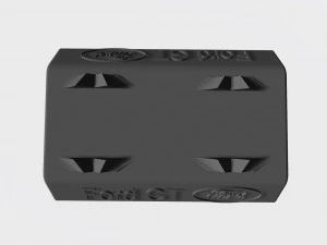 3d model car stl file with personalized display stand ready for 3d printing 3D Print Model
