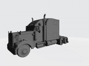 3d hauler american truck model ready for 3d printing stl file 3D 프린트 모델