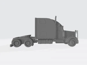3d hauler american truck model ready for 3d printing stl file 3D Print Model
