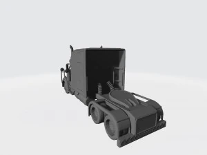 3d hauler american truck model ready for 3d printing stl file 3D Print Model