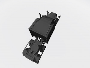 3d hauler american truck model ready for 3d printing stl file 3D प्रिंट मॉडल
