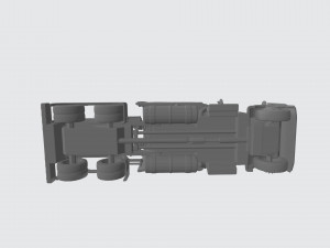 3d hauler american truck model ready for 3d printing stl file 3D प्रिंट मॉडल
