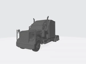 3d hauler american truck model ready for 3d printing stl file 3D Print Model