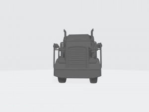 3d hauler american truck model ready for 3d printing stl file 3D प्रिंट मॉडल