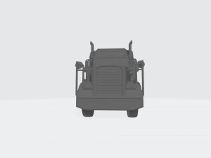 3d hauler american truck model ready for 3d printing stl file 3D Print Model