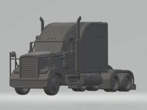 3d hauler american truck model ready for 3d printing stl file 3D Print Model
