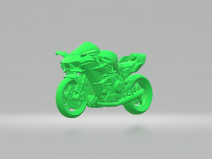 kawasaki ninja h2 3d model custom ready printing stl file 3D 프린트 모델