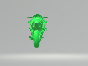 kawasaki ninja h2 3d model custom ready printing stl file 3D Print Model