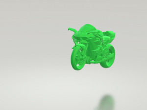 kawasaki ninja h2 3d model custom ready printing stl file 3D Print Model