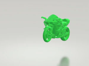 kawasaki ninja h2 3d model custom ready printing stl file 3D Print Model