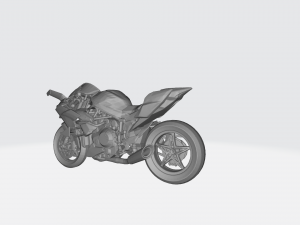 kawasaki ninja h2 3d model custom ready printing stl file 3D Print Model