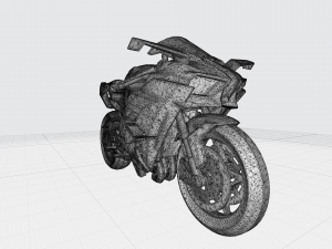 kawasaki ninja h2 3d model custom ready printing stl file 3D Print Model