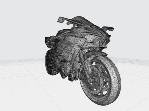 kawasaki ninja h2 3d model custom ready printing stl file 3D Print Model