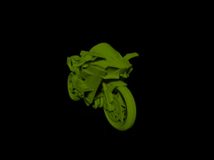 kawasaki ninja h2 3d model custom ready printing stl file 3D Print Model