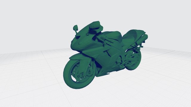 kawasaki ninja 2006 3d model custom ready printing stl file 3D Принт Модель .c4d .max .obj .3ds .fbx .stl .blend 