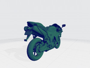 kawasaki ninja 2006 3d model custom ready printing stl file 3D Принт Модель