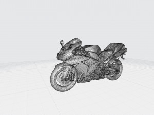 kawasaki ninja 2006 3d model custom ready printing stl file 3D Принт Модель
