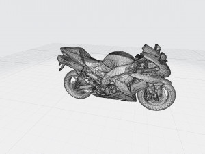 kawasaki ninja 2006 3d model custom ready printing stl file 3D Принт Модель