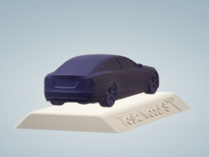 tesla model s 3d model car custom 3d printing stl file 3D Print Model