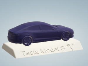 tesla model s 3d model car custom 3d printing stl file 3D Print Model