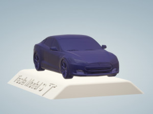 tesla model s 3d model car custom 3d printing stl file 3D Print Model