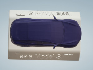 tesla model s 3d model car custom 3d printing stl file 3D Print Model