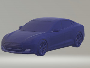 tesla model s 3d model car custom 3d printing stl file 3D Print Model