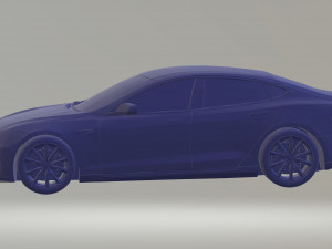 tesla model s 3d model car custom 3d printing stl file 3D Print Model