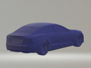 tesla model s 3d model car custom 3d printing stl file 3D Print Model