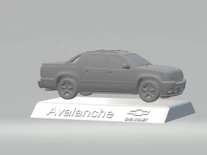 chevrolet avalanche 3d model car custom 3d printing stl file 3D Print Model