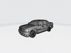 chevrolet avalanche 3d model car custom 3d printing stl file Model Cetak 3D