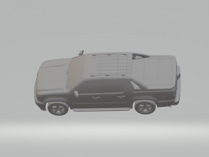 chevrolet avalanche 3d model car custom 3d printing stl file Model Cetak 3D