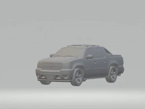 chevrolet avalanche 3d model car custom 3d printing stl file 3D Print Model