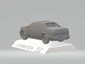 chevrolet avalanche 3d model car custom 3d printing stl file 3D Print Model