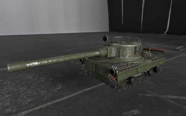 tank - mk1 3D 모델 .c4d .max .obj .3ds .fbx .stl .blend 