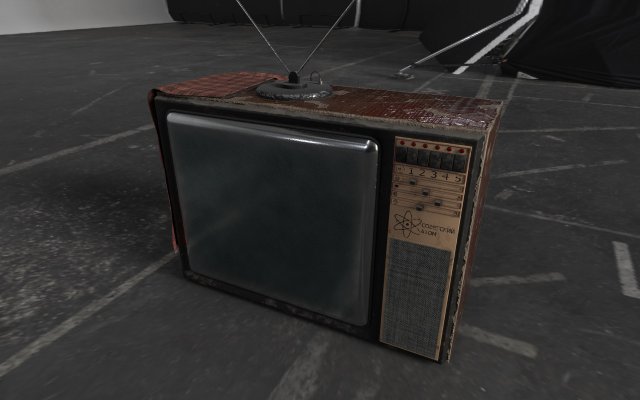 soviet old tv 3D Model .c4d .max .obj .3ds .fbx .stl .blend 