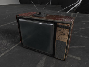 soviet old tv Modelo 3D