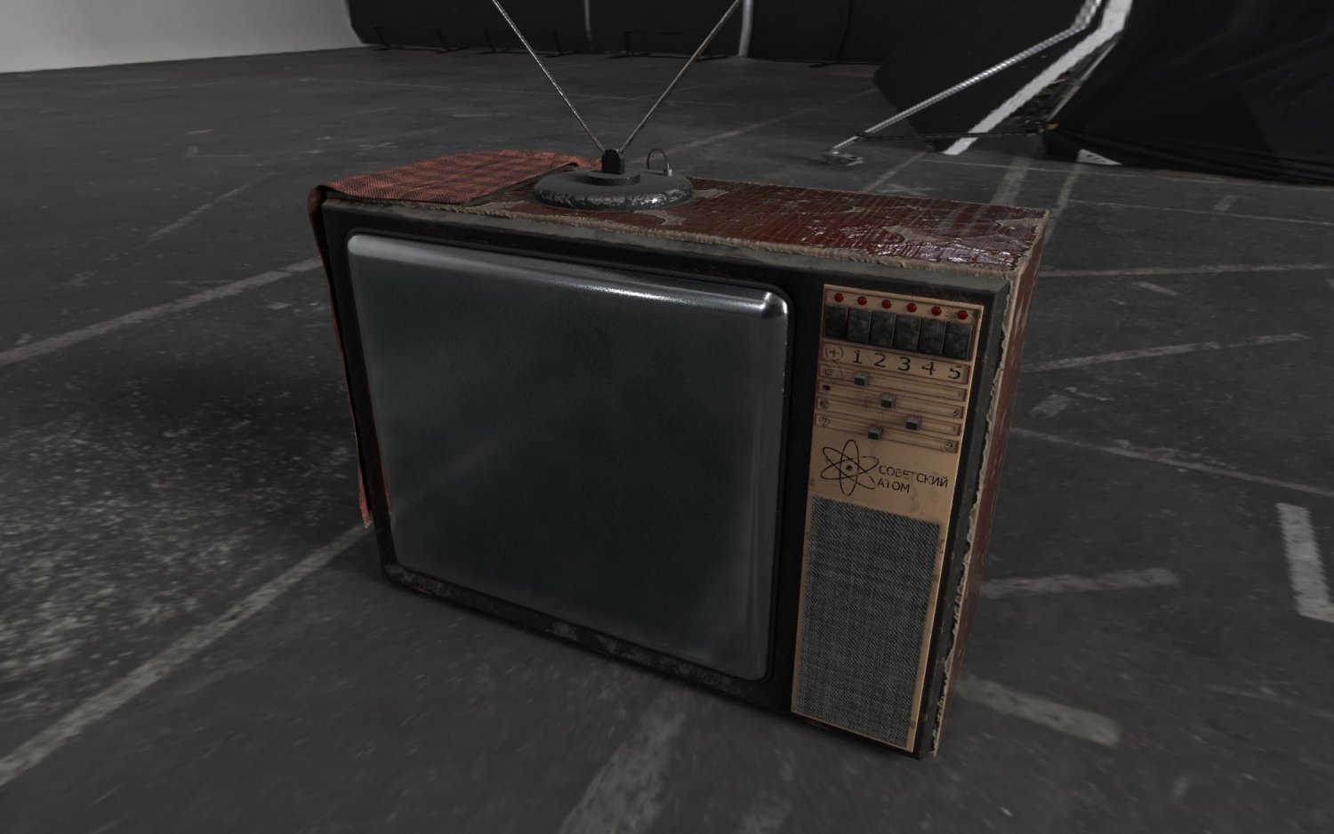 Soviet Old Tv Free 3d Model In Tv 3dexport