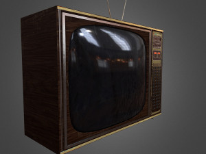 soviet tv ruby c-208 3D Модель